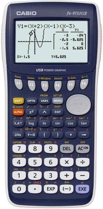 Calculadora gráfica Casio FX 9750GII