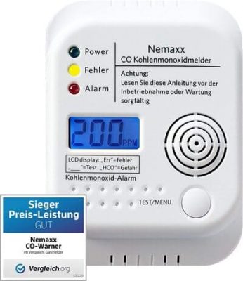 Medidor de CO2 Nemaxx con alarma