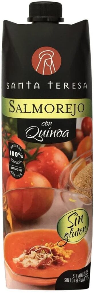 salmorejo santa teresa con quinoa